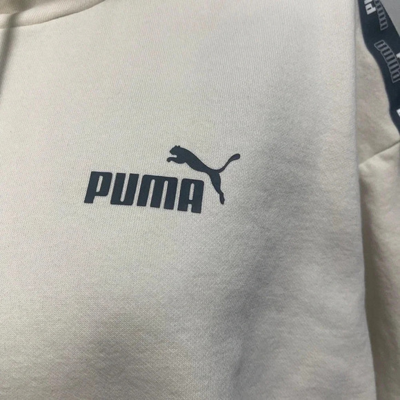 Puma Cropped Hoodie Size Large - Picture 3 of 7